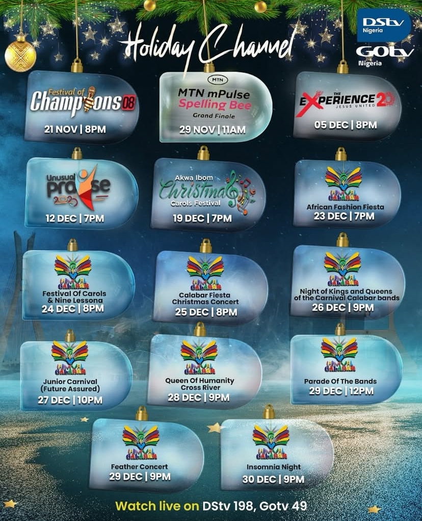 The Holiday Pop-Up Show is Back: Must-Watch Shows & Festive Events Available on GOtv This December