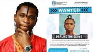 NAPTIP Places Singer Speed Darlington On Watchlist After Refusing To Honor Invites