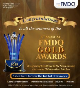FMDQ Group PLC Celebrates Market Excellence at Its 8th Annual GOLD Awards