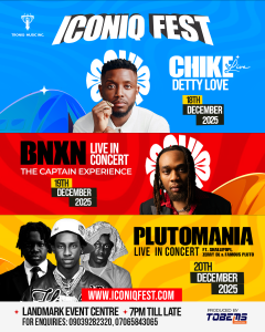 Iconiq Fest 2025: Lagos Gears Up for a Three-Day Musical Takeover with Chike, BNXN, Shallipopi, Famous Pluto, and ZerryDL
