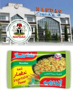 ALERT: Avoid Indomie Vegetable Flavour Noodles, NAFDAC Warns Nigerians.