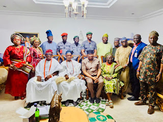 Comptroller Aliyu Strengthens Ties with Olubadan, Promises Effective Leadership
