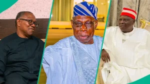 A Coalition in Motion: Obasanjo Reportedly broker Obi, Kwankwaso Secret Alliance For 2027 Race
