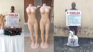 NDLEA uncovers illicit drugs in full body mannequins en route Cameroon, Arrest 80 year old ex-convict.